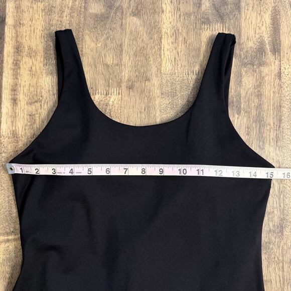 Zyia Active Match Point Activewear Tank Dress w/Shorts Black Women’s Medium - Picture 5 of 9